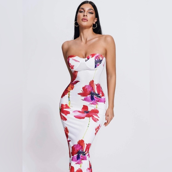 Bella: Flourish Me Midi Dress - Picture 3 of 6